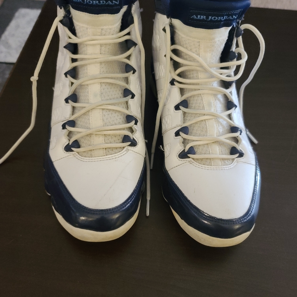 Blue and White Jordan 7